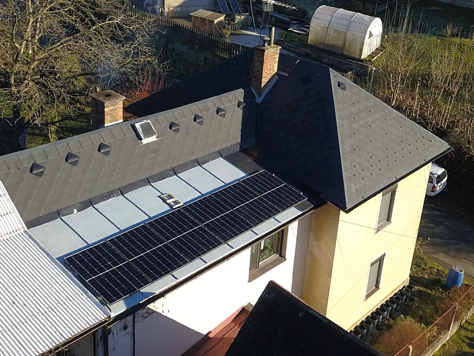 Fotovoltaický ohřev vody Vamberk