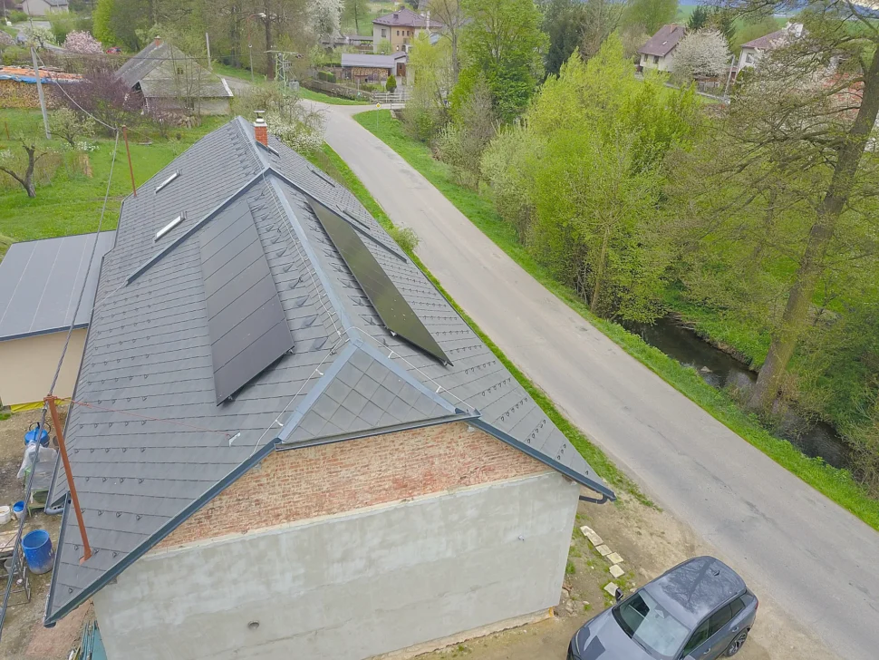 Fotovoltaická elektrárna 7,2 kWp Sázava