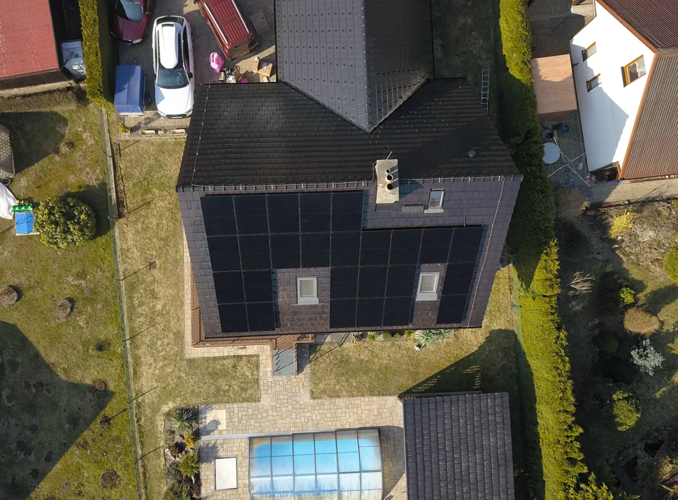 Fotovoltaika 11,2 kWp Benešov u Semil