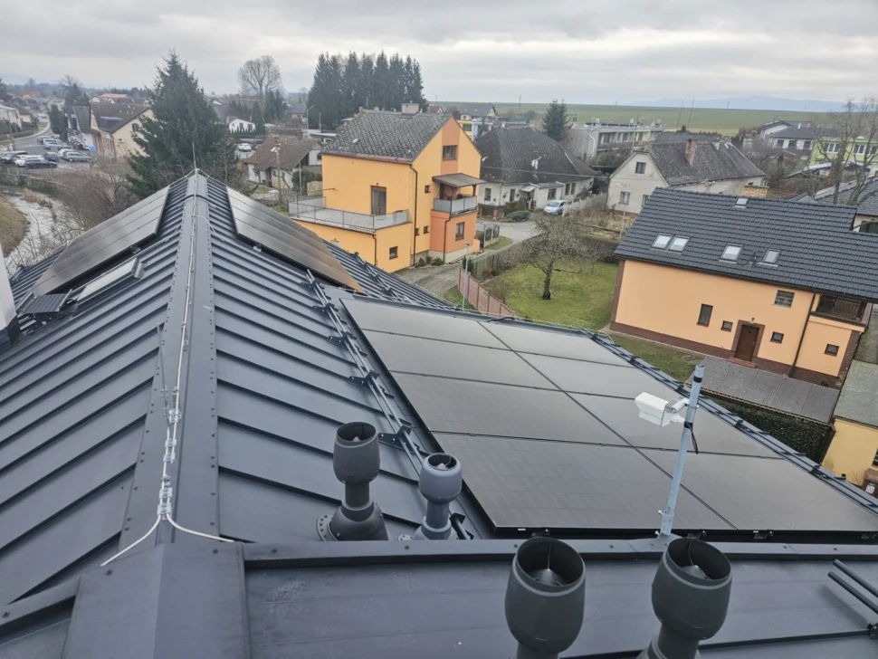Fotovoltaika 8 kWp Lanškroun